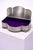 1930s Swedish Art Deco Pewter Jewelry Box with Purple Velvet Interior from GAB, 1933 For Sale - Image 5 of 8