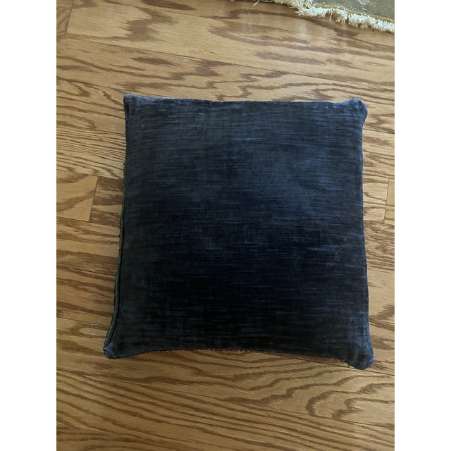 Circa 1960s Bidjar Rug Pillow For Sale In Los Angeles - Image 6 of 7