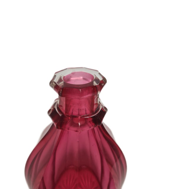 Biedermeier Rubin Carafe, Former Austrio-Hungarian Empire, 1890s For Sale - Image 12 of 14