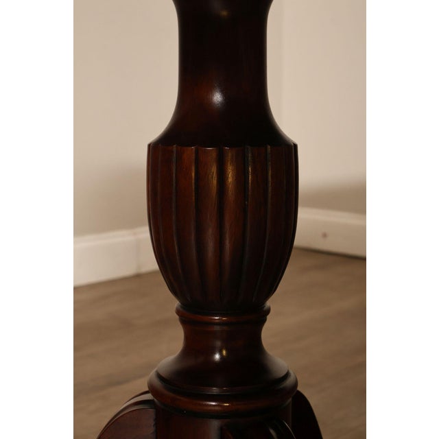 Brown Henkel Harris Double Pedestal Mahogany Dining Table For Sale - Image 8 of 18