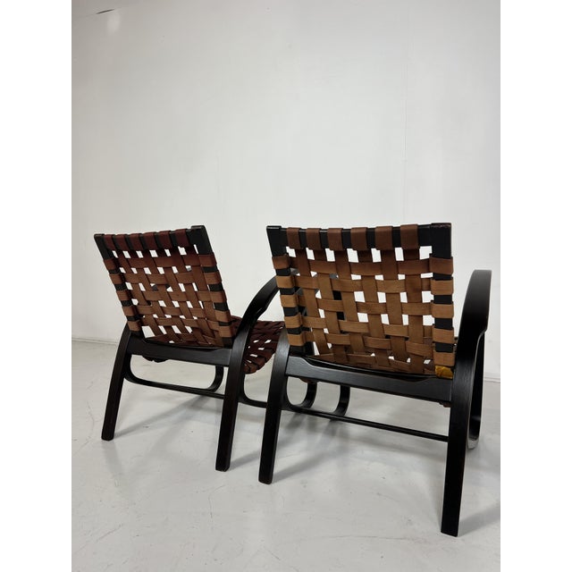 Armchairs from Jan Vanek, Czech Republic, 1930s, Set of 2 For Sale - Image 6 of 9
