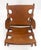 Hunting Chair in Teak Thick Leather Upholstery Lounge Chair MINT For Sale - Image 13 of 18