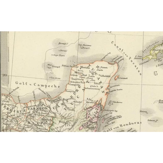 This is a detailed map titled "West-Indien und Central-Amerika," created by Adolf Stieler and published in Gotha in 1880....