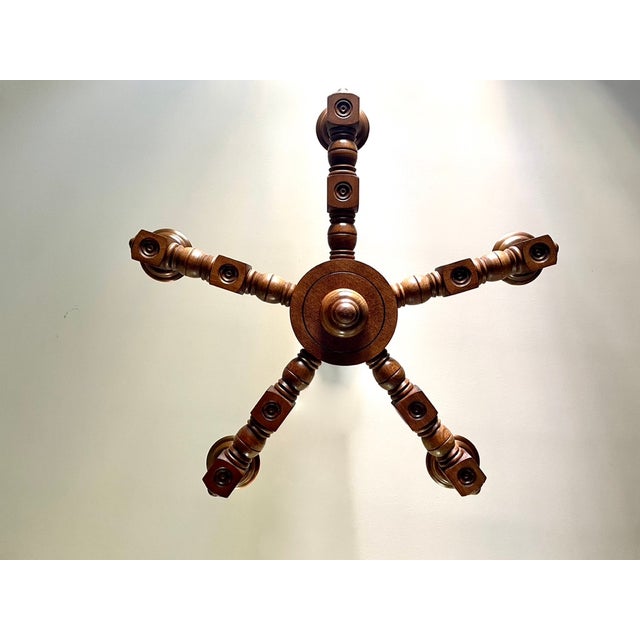 French Basque Pendant Light, 1960 For Sale - Image 6 of 10