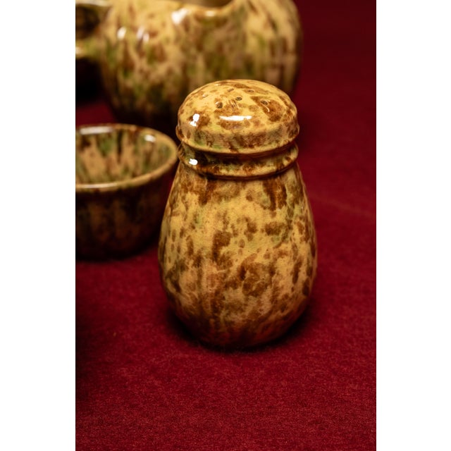 Vintageorton "Rockingham Woodland Leaf" Splatterware Set - 12 Pieces For Sale - Image 12 of 14