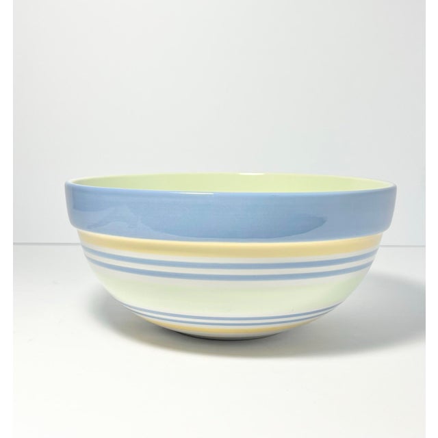 1990s Pfaltzgraff “Summer Breeze” Ceramic Dinnerware Serving Set - 5 Piece For Sale - Image 4 of 12