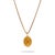 Modern Eternal Scarab Guardian Medallion Gold Necklace For Sale - Image 3 of 7