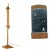 Height-Adjustable Floor Lamp with Chrome Fittings by David Linley For Sale - Image 13 of 13