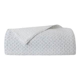 Erin Gates x Kassatex Iris Block King Quilt, Slate For Sale