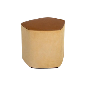 Small Pouf! Leather Stool by Nestor Perkal
