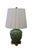 Mid-Century Modern Vintage Marbro Celadon Green Porcelain Lotus Flower Ginger Jar Lamp 30" For Sale - Image 3 of 16