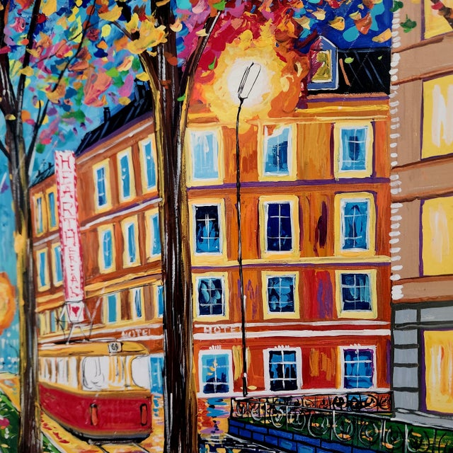 Impressionist Original Oil on Canvas #1 For Sale - Image 4 of 10