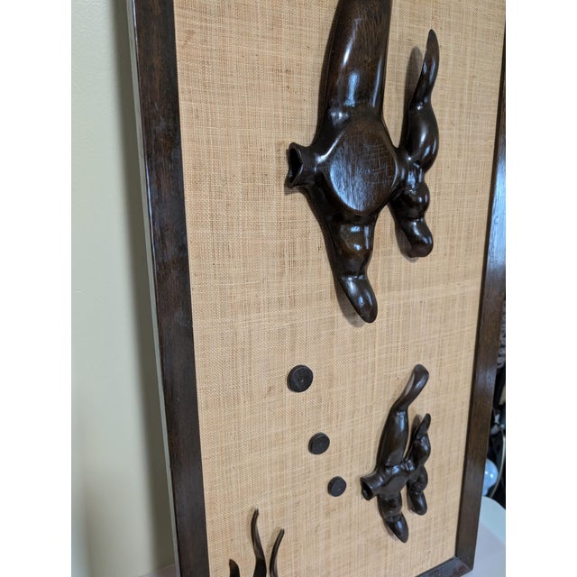 Mid-Century Abstract Wood Sculpture Carved Fish 1960s For Sale - Image 11 of 14