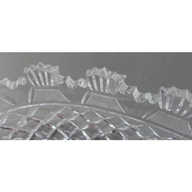 Waterford Crystal Heritage Collection Kennedy Large Oval Centerpiece Bowl For Sale - Image 9 of 12