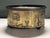 1930s Mid 20th Century Black & Gold Classical Footed Tin For Sale - Image 5 of 8