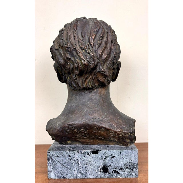 Modern Unkwon, Bronze on a Terrace, 1980s, Bronze For Sale - Image 3 of 7