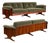 Brazilian Modern Sculpted Sofa in Rosewood & Celadon Mohair by Novo Rumo, Brazil, 1960s — Lot 365 For Sale
