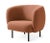 Contemporary Cape Lounge Chair in Fresh Peach by Warm Nordic For Sale - Image 3 of 4