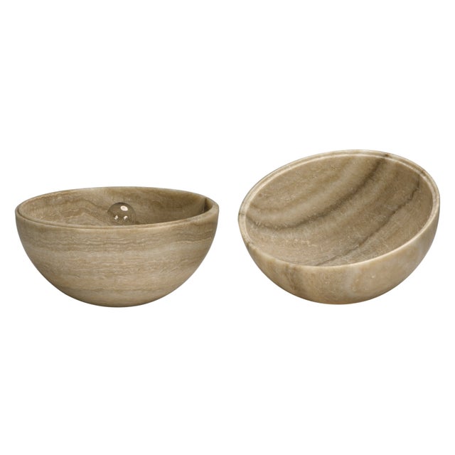 Noir NOIR Onyx Globe, Medium For Sale - Image 4 of 5