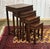 Nesting Mahogany Tables, 1970s, Set of 4 For Sale - Image 14 of 14
