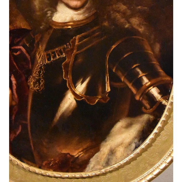 Maria Giovanna Battista Clementi Detta La Clementina, King Sovereign of Savoy Clementi, 1730, Oil on Canvas, Framed For Sale - Image 9 of 13