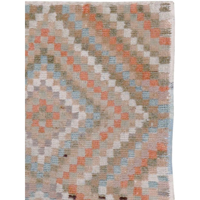 Rustic Galerie Shabab Collection Mid-20th Century Turkish Anatolian Throw Rug For Sale - Image 3 of 10