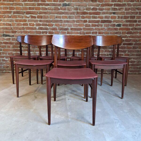 Vintage Danish Chairs, 1960s, Set of 8 For Sale - Image 5 of 5