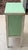 Wood Small Green Stripe 3 Drawer Chest For Sale - Image 7 of 10
