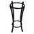 1900 - 1909 1900s Vienna Secession Black Lacquer Bent Oak Cloud Umbrella Stand by Gebrüder Thonet For Sale - Image 5 of 8