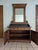 ncredibly beautiful ornate antique Victorian sideboard with a stone top. The large decorative mirror featuring carved...