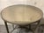 New Coffee or Side Table in Champagne Color With Smoked Mirrored Glass Top For Sale - Image 4 of 9
