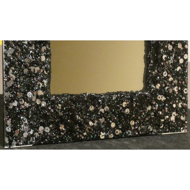 Table Mirror & Photo Frame in Crystal and Resin from Vetreria Darte, Italy, 1990s For Sale - Image 3 of 6