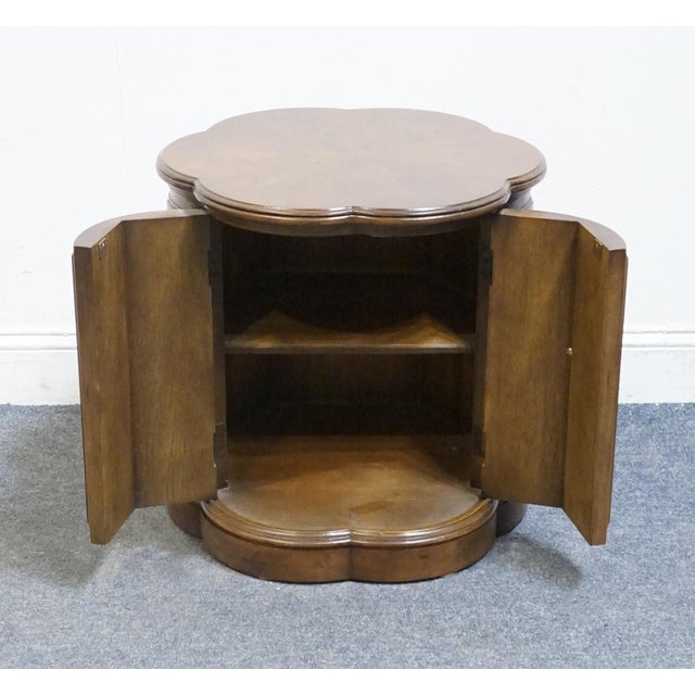 Henredon Furniture Solid Walnut 21" Accent Storage End Table 43-5302 For Sale In Kansas City - Image 6 of 10