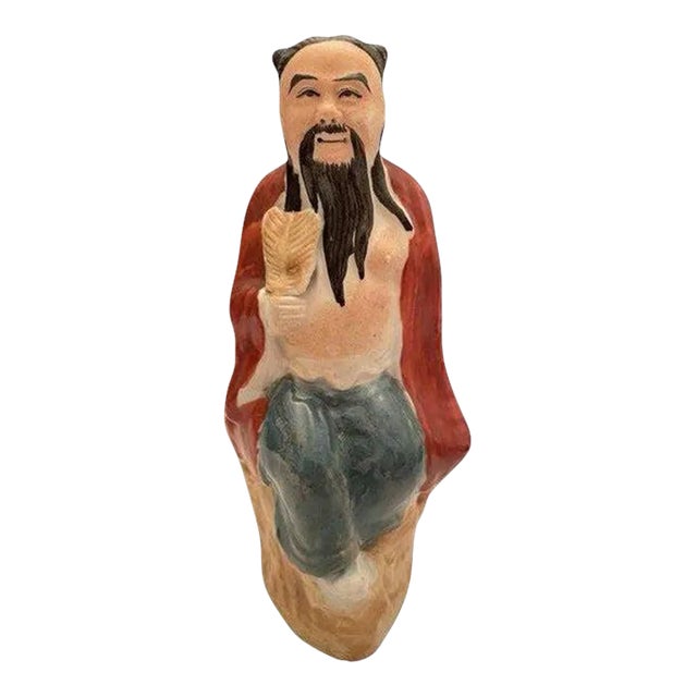 Antique Chinese Export Collector’s Polychrome Figure For Sale