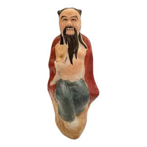 Antique Chinese Export Collector’s Polychrome Figure