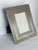 Italian Italian 1970's Steel and Brass Picture Frame For Sale - Image 3 of 7