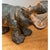 Vintage Boho Slab Built Ceramic Hippo For Sale In West Palm - Image 6 of 12