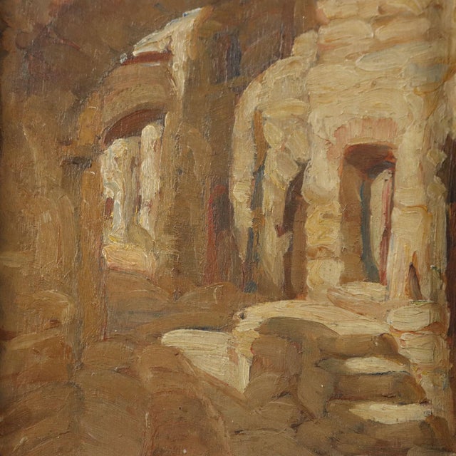 Giulio Vito Musitelli, Landscape Composition, Oil Painting on Panel, Framed For Sale - Image 3 of 10