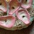 Paint Antique Vintage Hand-Painted Half Moon Oyster Plate. For Sale - Image 7 of 10