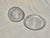 Anchor Hocking Vintage Ribbed Glassware Footed Bowl and Matching Underplate, Circa 1930s to the 1960s For Sale - Image 4 of 12