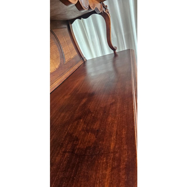 Antique French Cabinet, Rococo Style, Buffet Deux Corps, For Sale - Image 9 of 18