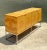 Mid-Century Modern Vintage Bernhardt “Flair” Burl Wood Credenza on Chrome Base For Sale - Image 3 of 12