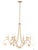 Hubbardton Forge Gold Bella Chandelier Light For Sale - Image 12 of 12