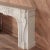 Rococo Antique Marble Fireplace Mantel - French Rococo Style Pure White Marble, C. 1840 For Sale - Image 3 of 7