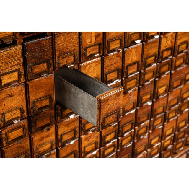 Early 20th Century Massive Antique 370-Drawer Industrial Hardware Cabinet For Sale - Image 10 of 13
