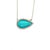 Natural Persian Turquoise Diamond Halo Pendant With Chain 18.5" 14k WG 11.36 TCW Certified $5,950 300680 Nothing says, “I...