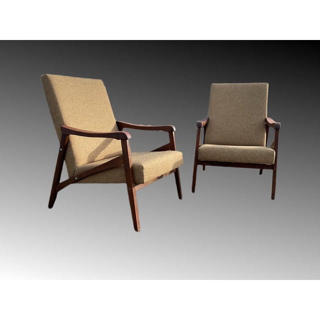 Set of Armchairs by Jiří Jiroutek for Interier Praha, 1960s For Sale - Image 16 of 17