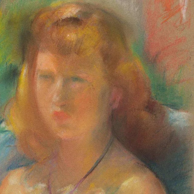 'Study of a Young Woman' by Sarah Hobson, Art Institute of Chicago For Sale In Monterey, CA - Image 6 of 8