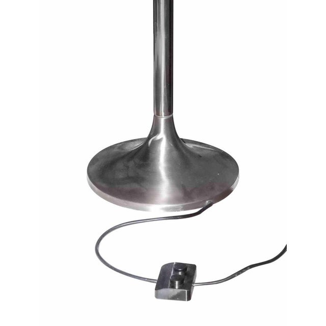 Floor lamp is an original design lamp realized by gianfranco frattini in 1960s. Made in italy. A vintage metal lamp with...