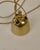 Mid-Century Brass 3-Light Chandelier, 1950s For Sale - Image 10 of 18